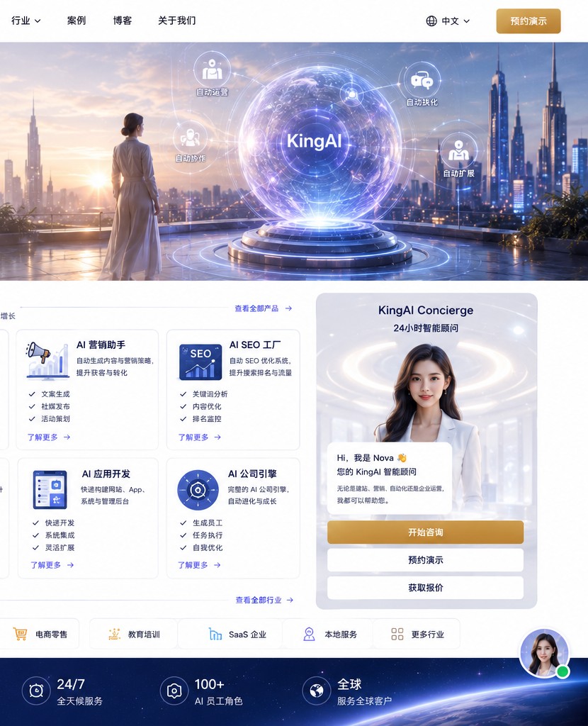 KingAI 企业智能化与安全边界视觉